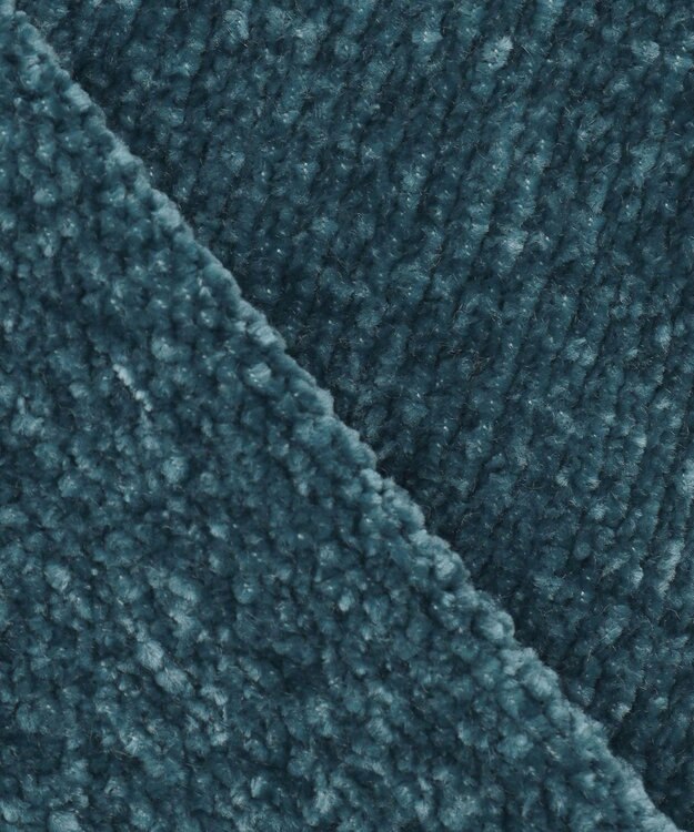 ANY モールニットプルオーバー ブルー