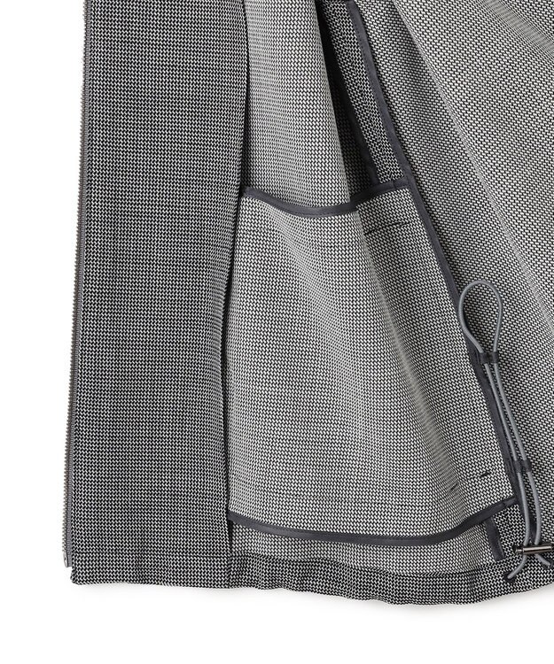 ICB L 【UVカット・洗える】ウール2WAYストレッチ ノーカラーブルゾン 無地柄系