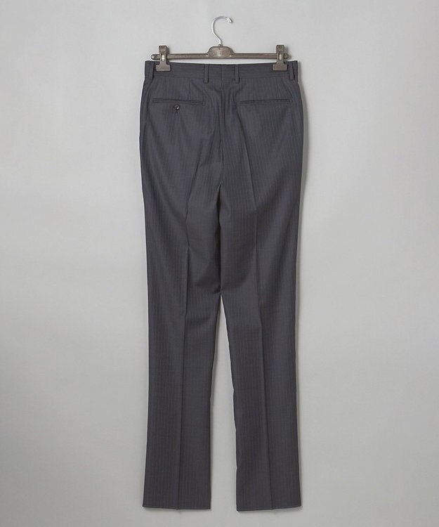 GOTAIRIKU 【Loro Piana Fabric】365 通年スーツ(グレー×ストライプ) グレー系1