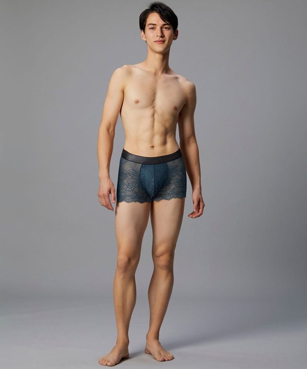 WACOAL MEN ボクサーパンツ 【レースボクサー】 美しさと快適さを追求 通気性 前閉じ WT3822 /ワコールメン サンドベージュ