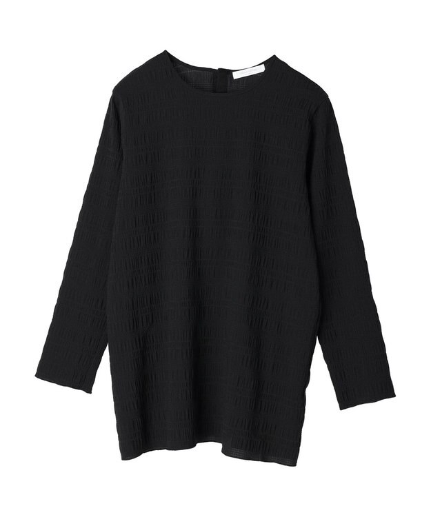 Green Parks ワッシャーデザインブラウス Black