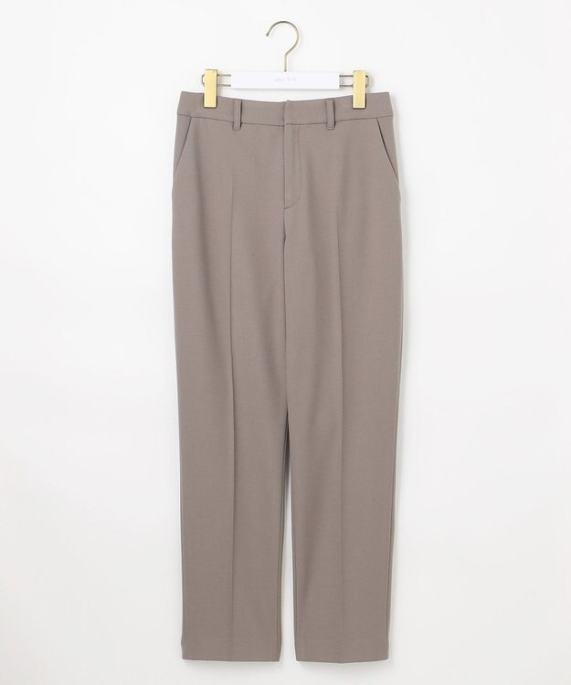 ANY SIS ビューティサーモ2WAYストレッチ テーパードパンツ グレージュ