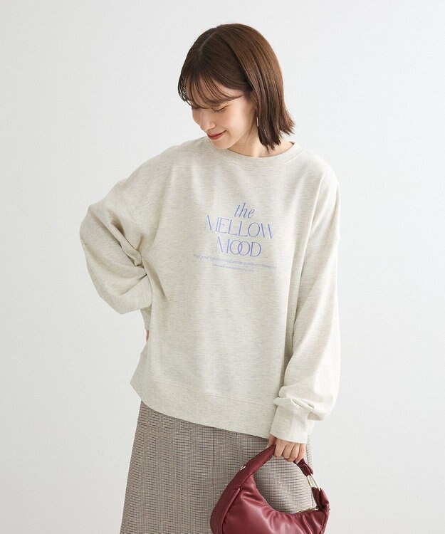 Green Parks アソートロゴミニ裏毛プルオーバー Oatmeal