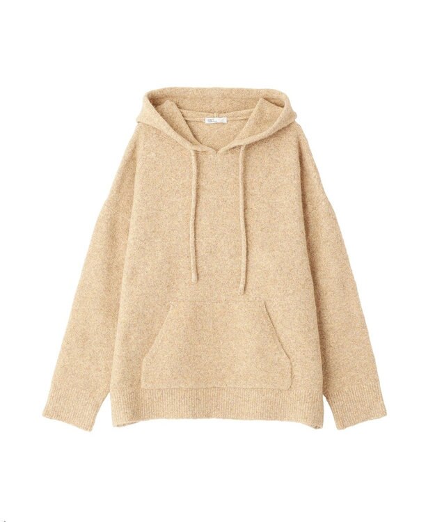 CRAFT STANDARD BOUTIQUE 起毛ニットフーディ Beige