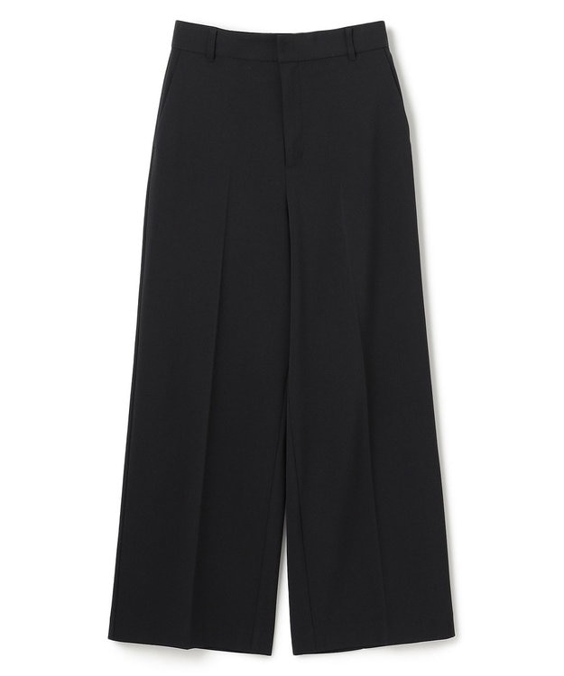 UNFILO マイビューティ ストレートパンツ ブラック