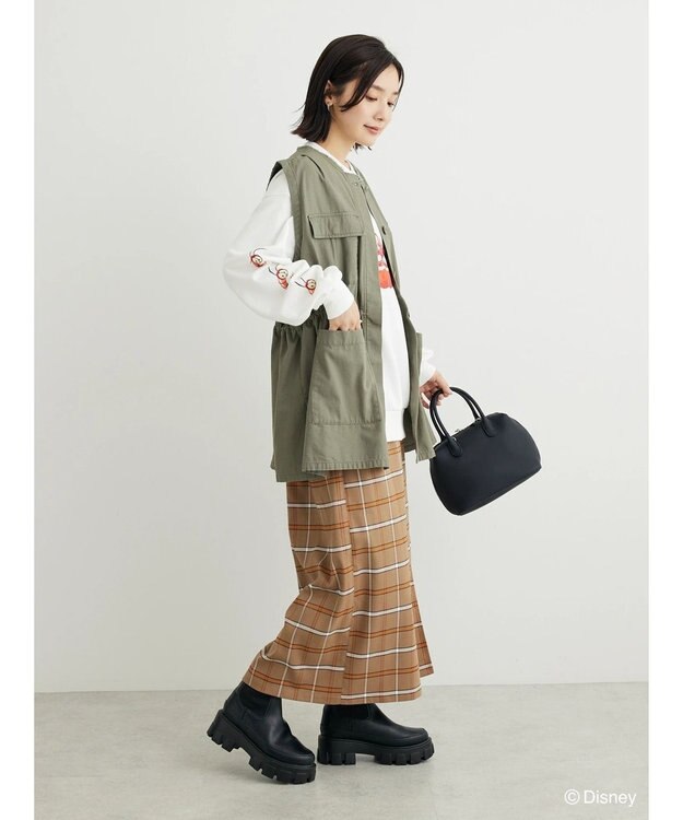 Green Parks Villains／袖アート裏毛プルオーバー Off White