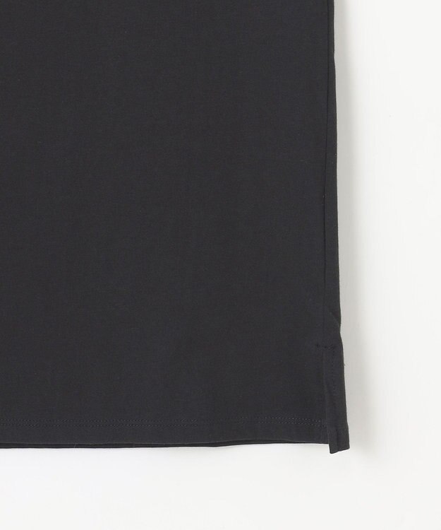 ANY SIS 【洗える】ノースリーブロゴ Tシャツ ブラック系