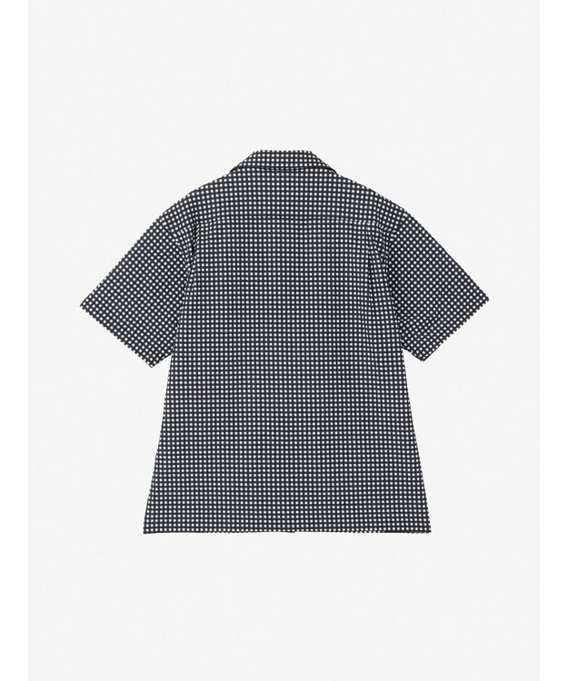 HELLY HANSEN 【速乾・UVカット・耐海水・耐塩素】ショートスリーブ マリンリゾートシアサッカーシャツ オーシャンネイビー