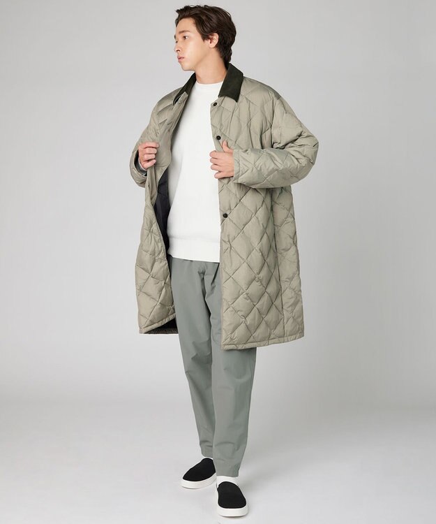 UNFILO 【MEN】UNFILO × TAION キルティングコート オリーブ系
