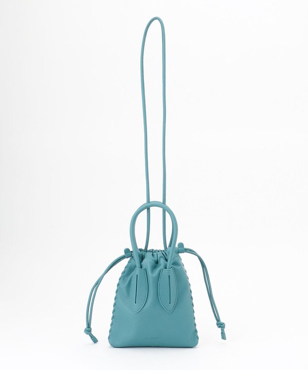 23区 【CLASSY.6月号掲載】ADDCULUMN フェイクレザー ショルダーバッグ ダルブルー系