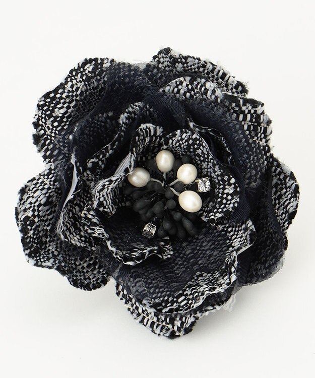 ANY ツイードコサージュ ツイード