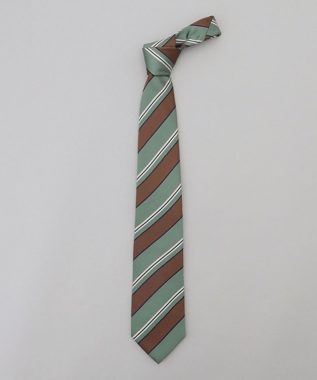 GOTAIRIKU GOTAIRIKU別注【MANTERO/マンテロ】ネクタイ_レジメンタル グリーン系1
