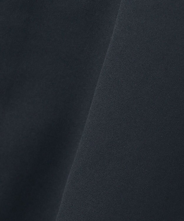 ICB 【洗える】シェルタリングドライサテン タイトスカート ブラック系