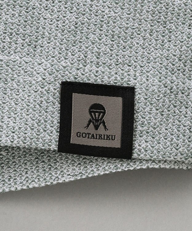 GOTAIRIKU 麻混・襟しっかり【洗える/通気性】ノルマンディーリネン ボタンダウンポロシャツ(25/26年モデル) グリーン系8