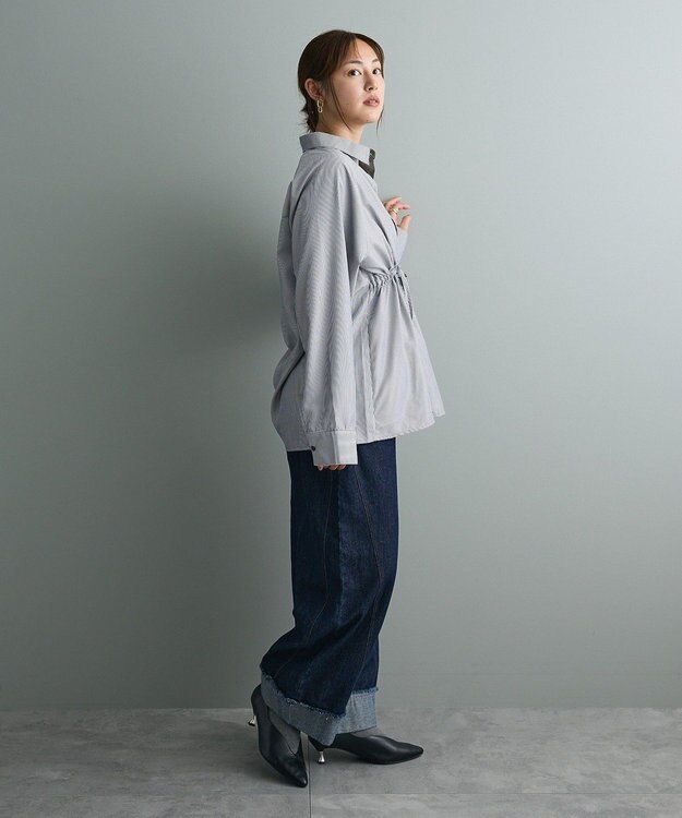 CRAFT STANDARD BOUTIQUE レイヤードライクシャツ Charcoal Gray