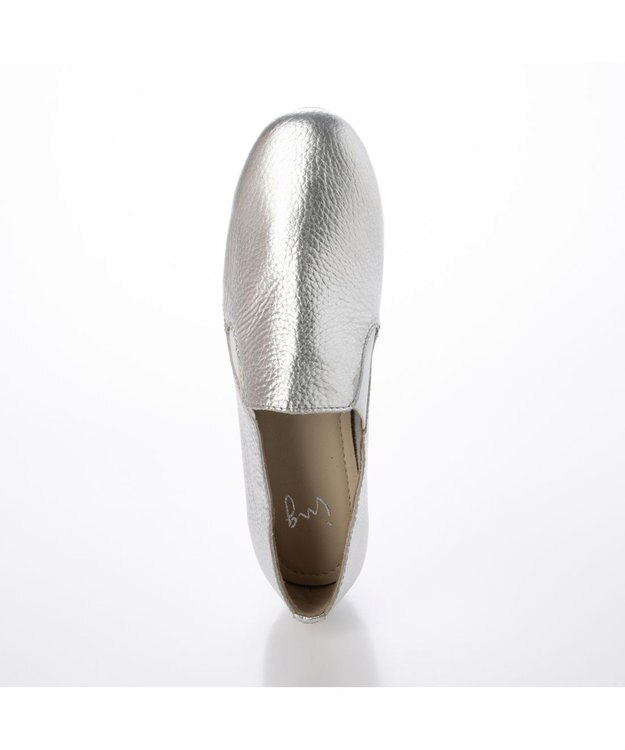 ing <ing>【WEB限定】スリッポンシューズ シルバー