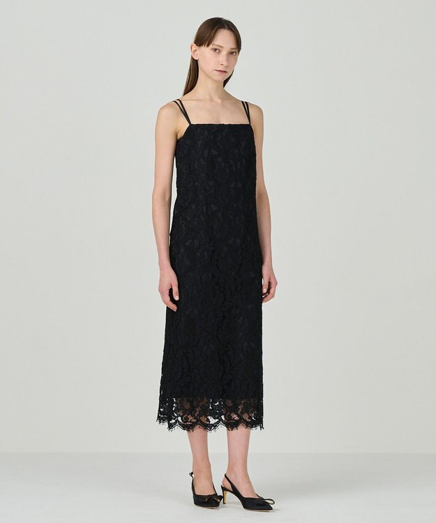 GRACE CONTINENTAL コードリバーレースドレス ブラック
