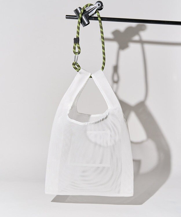 AMERICAN HOLIC ロープ付メッシュトートバッグ Ivory