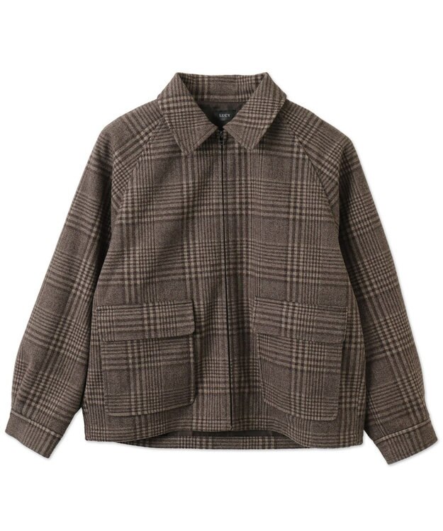 WEGO 【ユニセックス着用ITEM】メルトンショートZIPブルゾン 柄2