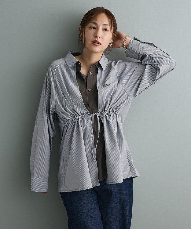 CRAFT STANDARD BOUTIQUE レイヤードライクシャツ Charcoal Gray
