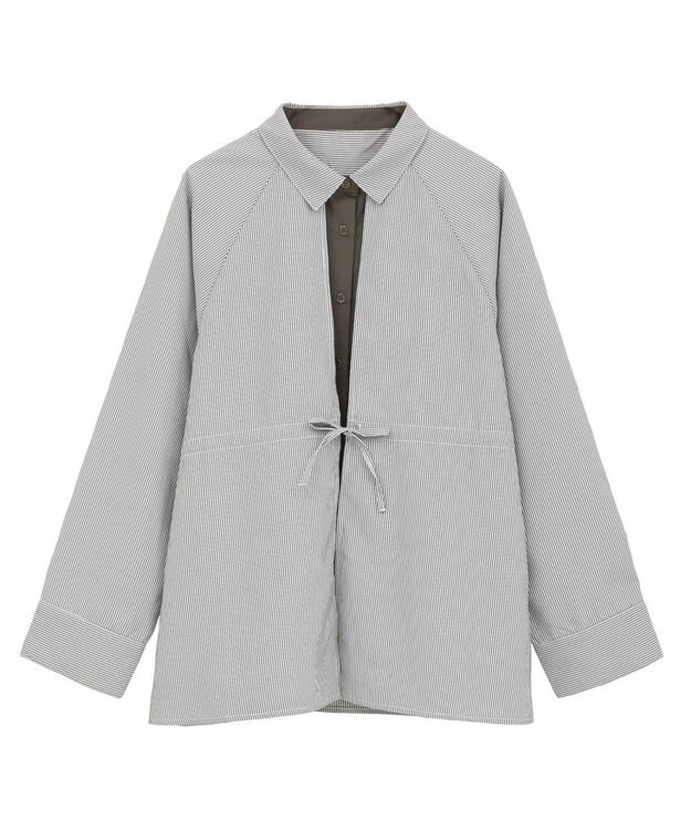 CRAFT STANDARD BOUTIQUE レイヤードライクシャツ Charcoal Gray