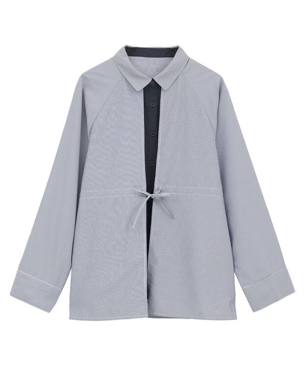 CRAFT STANDARD BOUTIQUE レイヤードライクシャツ Navy