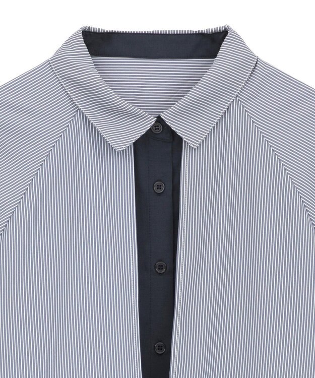 CRAFT STANDARD BOUTIQUE レイヤードライクシャツ Navy