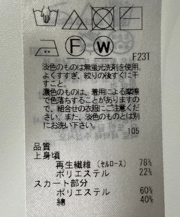 ONWARD Reuse Park 【23区】ワンピース春夏 ブルー