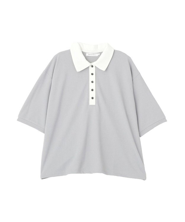 AMERICAN HOLIC 【マルチ機能】カノコポロシャツ Gray