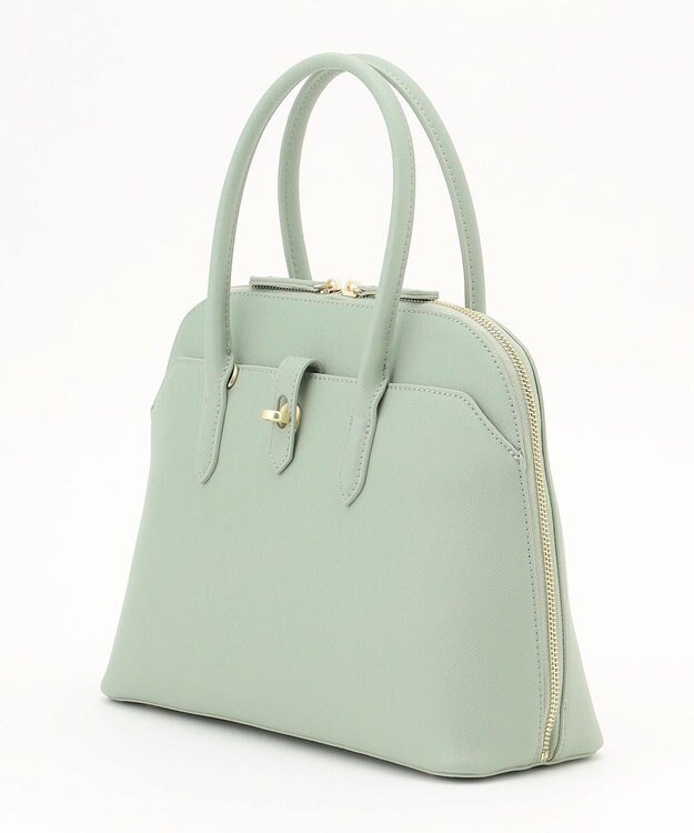 J.PRESS LADIES 【WEB限定カラーあり・ショルダー付き】purse バッグ ライトグリーン系
