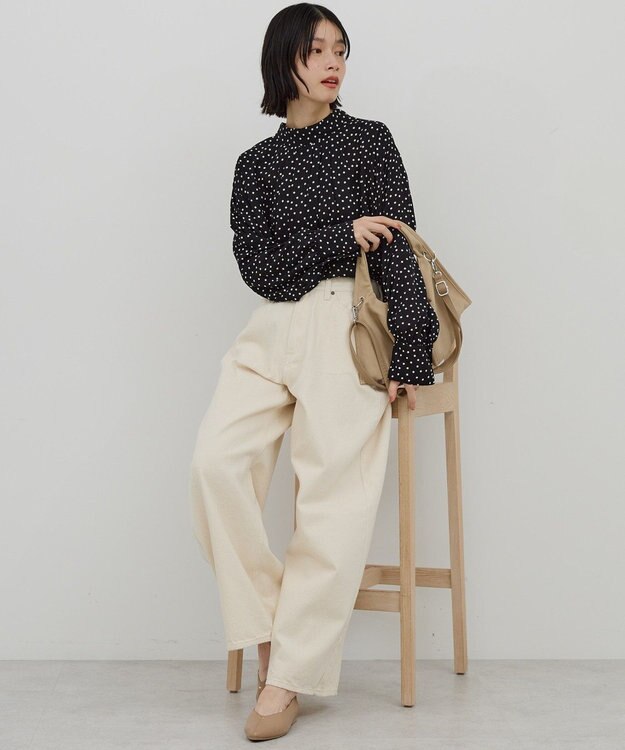 AMERICAN HOLIC 【整履き】フラットパンプス Black