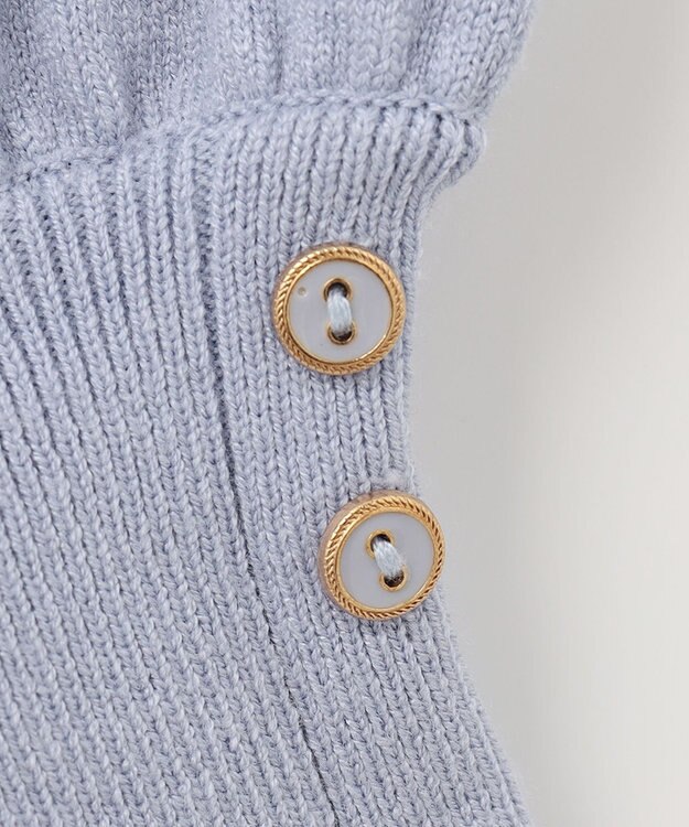 ANY SIS 【洗える】ミニケーブルカラー ニット アイスブルー