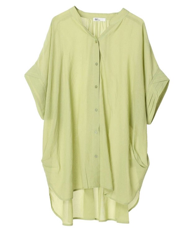 CRAFT STANDARD BOUTIQUE ヴィンテージボイルミルフィーユチュニック Lime Green