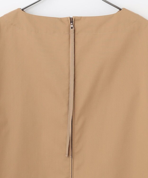 #Newans 【ANSWER for Co-Creation】ベルスリーブシンプルブラウス キャメル系