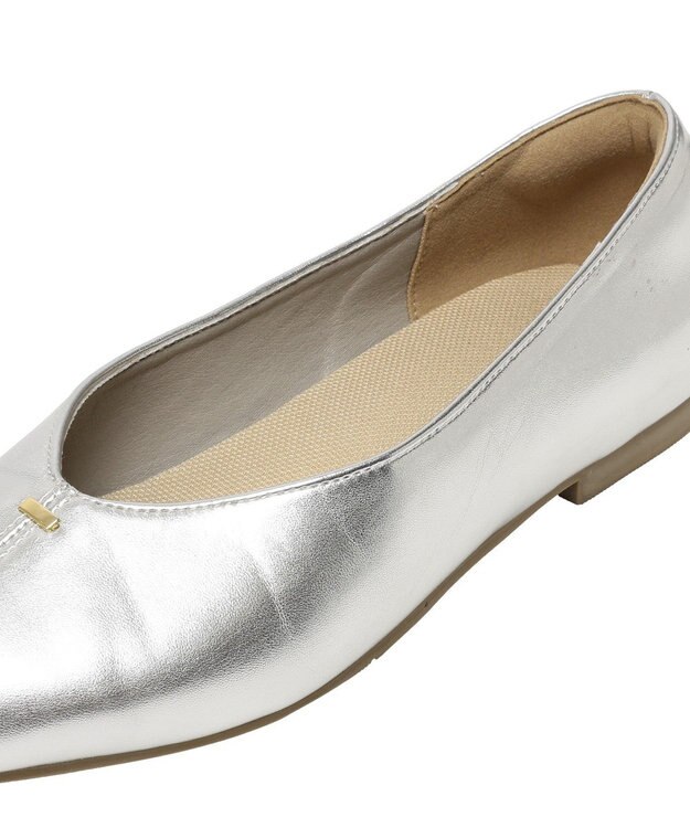 AMERICAN HOLIC 【整履き】フラットパンプス Silver