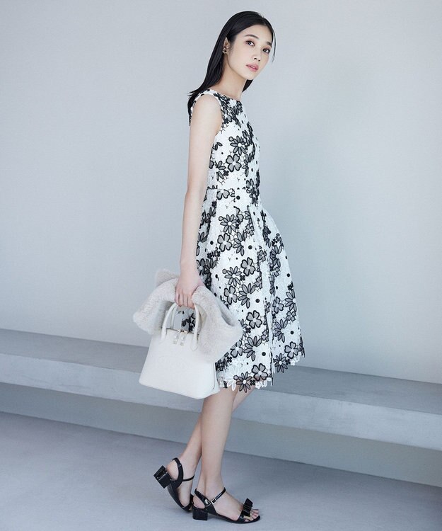 TOCCA NUANCE RIBBON SANDALS サンダル ブラック系