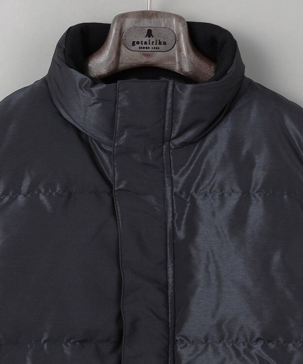 GOTAIRIKU 【ダウン80％使用】ニットスリーブ ダウンブルゾン ネイビー系8