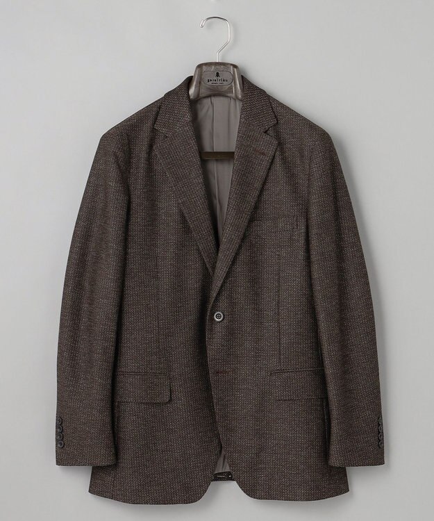 GOTAIRIKU カーディガンジャケット秋冬版【洗える/シワになりにくい/ストレッチ】リンクス BIZ ジャケット ダークブラウン系8