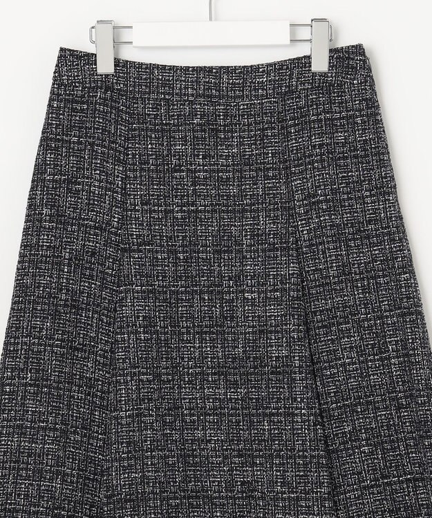 J.PRESS LADIES ファンシーツイード スカート ネイビー系1