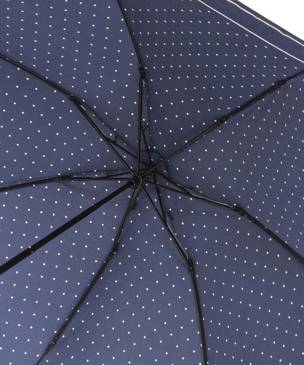 MOONBAT POLO RALPH LAUREN（ポロ ラルフローレン)ドット ポロポニー 雨傘 折りたたみ傘 ネイビーブルー