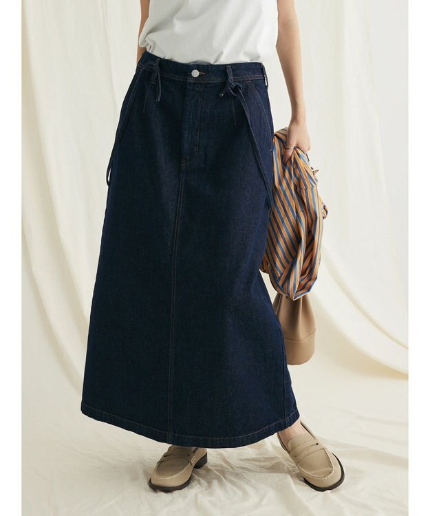 CRAFT STANDARD BOUTIQUE ２ＷＡＹサロペットスカート Dark Indigo