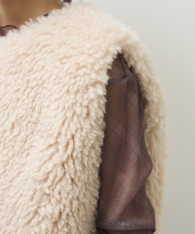 Green Parks ・ＥＬＥＮＣＡＲＥ　ＤＵＥ　シープファーベスト Light Beige