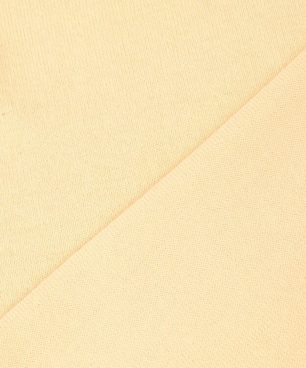 ANY L ファブリックコンビスキッパーニット イエロー×ブルー