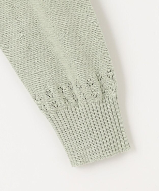 組曲 KIDS 【150-160㎝】クラシック カーディガン ミント系