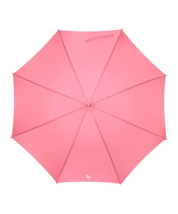 MOONBAT POLO RALPH LAUREN(ポロ ラルフローレン) 長傘 ワンポイントロゴ／日本製 ジャンプ傘 ピンク