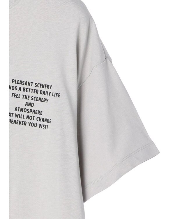 Green Parks バックフォトボックスＴシャツ Off White