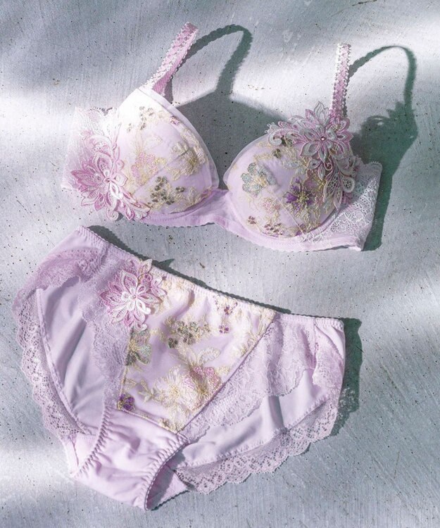 Wing Wing Lesiage　【2810シリーズ】　ブラジャー　ふっくらまる胸メイク　背中の段差軽減　ウイング／ワコール　PB2810 ピンク