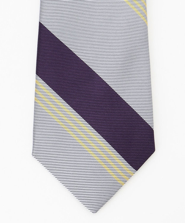 J.PRESS MEN レップレジメンタル ネクタイ グレー系2