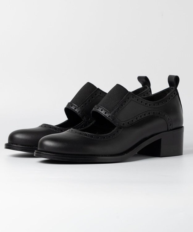 BONTRE 【BONTRE/ボントレ】フロントゴアブローグシューズ/40151-US ブラック