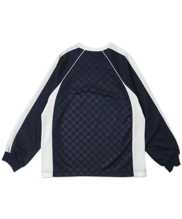 WEGO 【ユニセックス着用ITEM/MLサイズ展開】ラインスリーブゲームT（LS） ネイビー